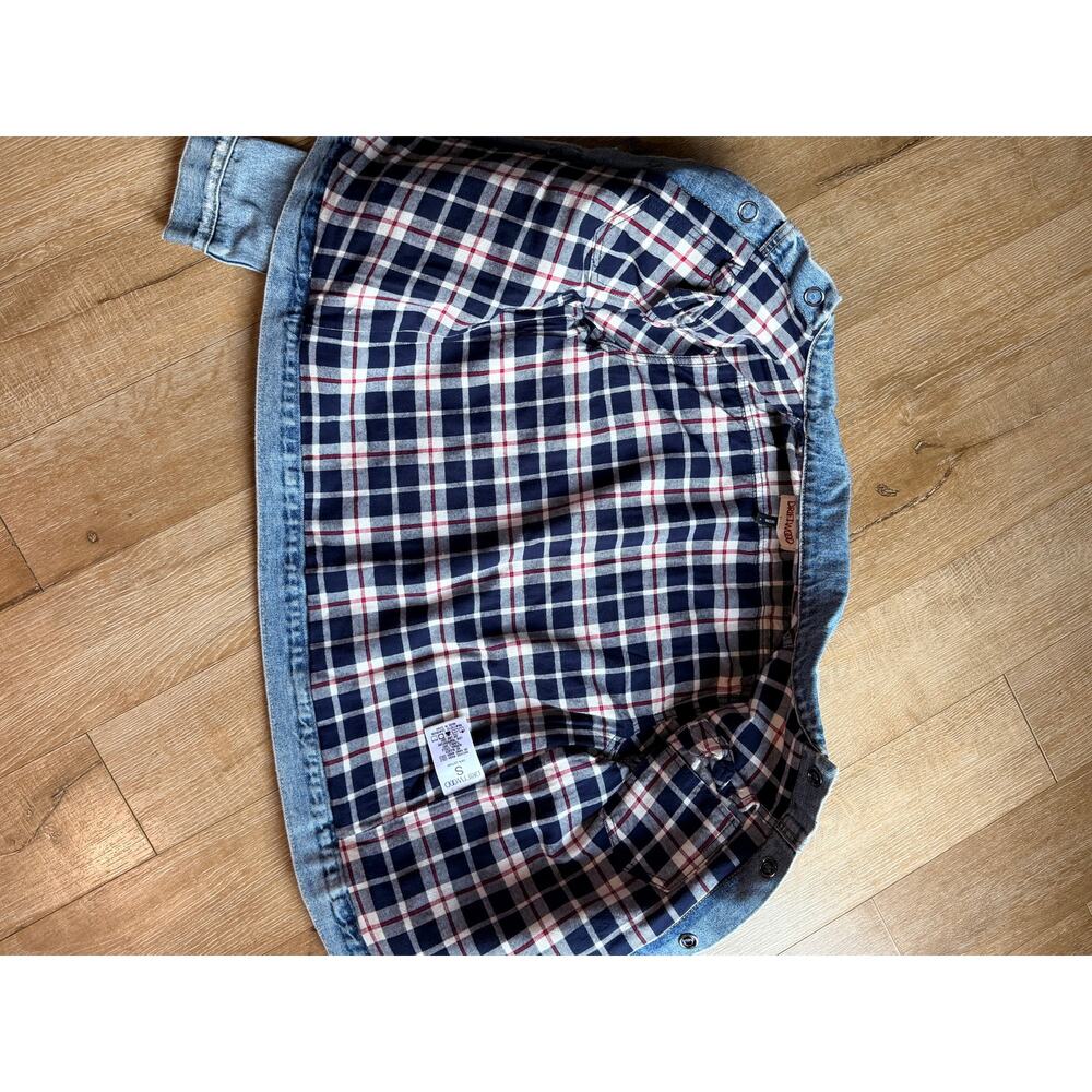 Driftwood from Free People distressed denim jacket reversible - Picture 5 of 6